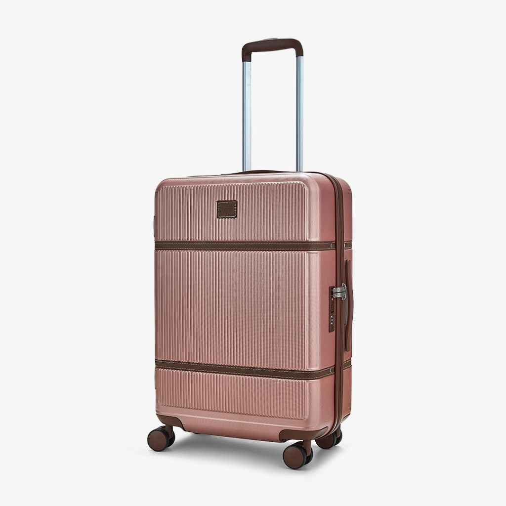 Rock Chelsea 3 Piece Hardsided Luggage - Pink