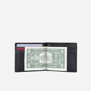 Jekyll & Hide Oxford Leather Money Clip Wallet, Black