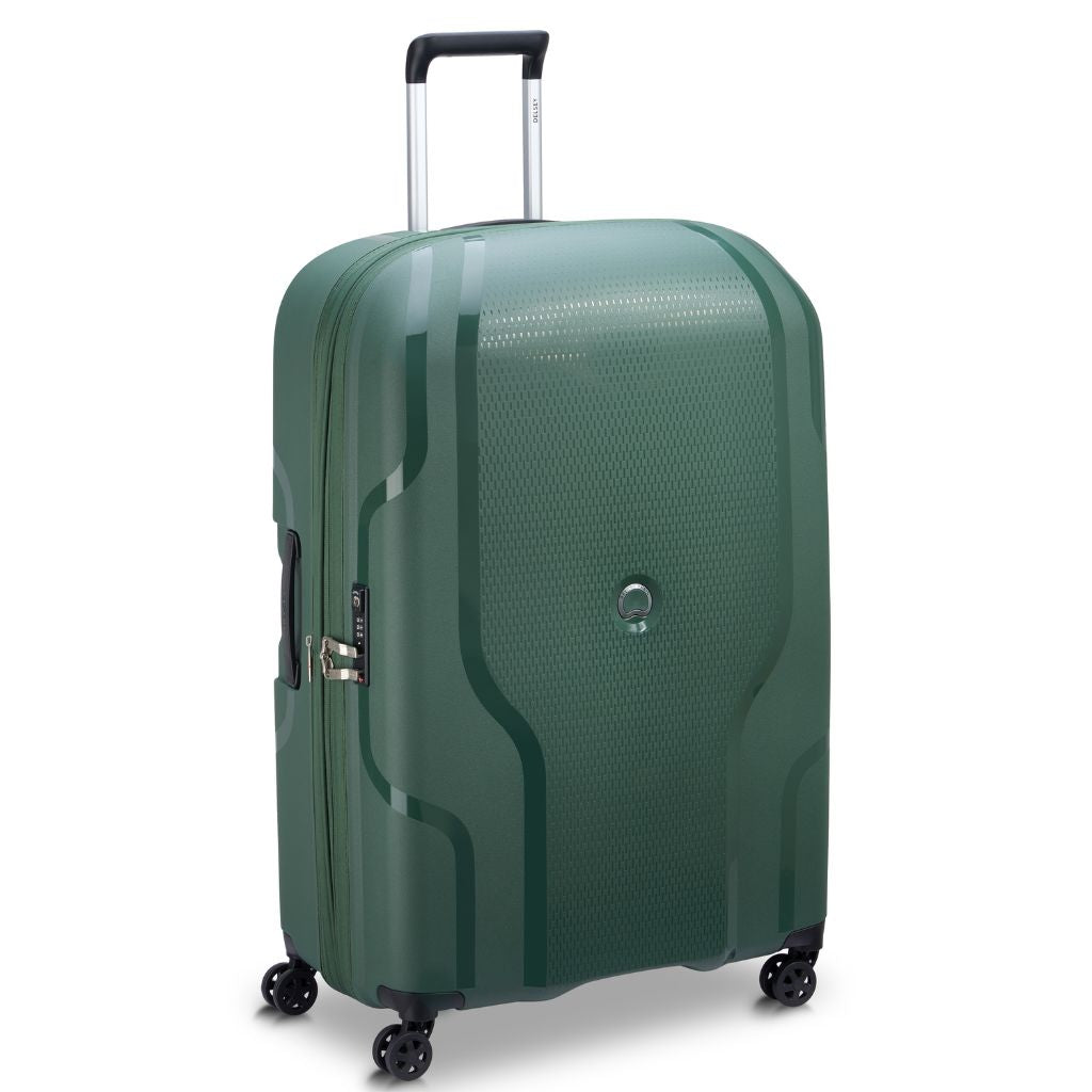Delsey Clavel 83cm Large Hardsided Spinner Luggage - Deep Green