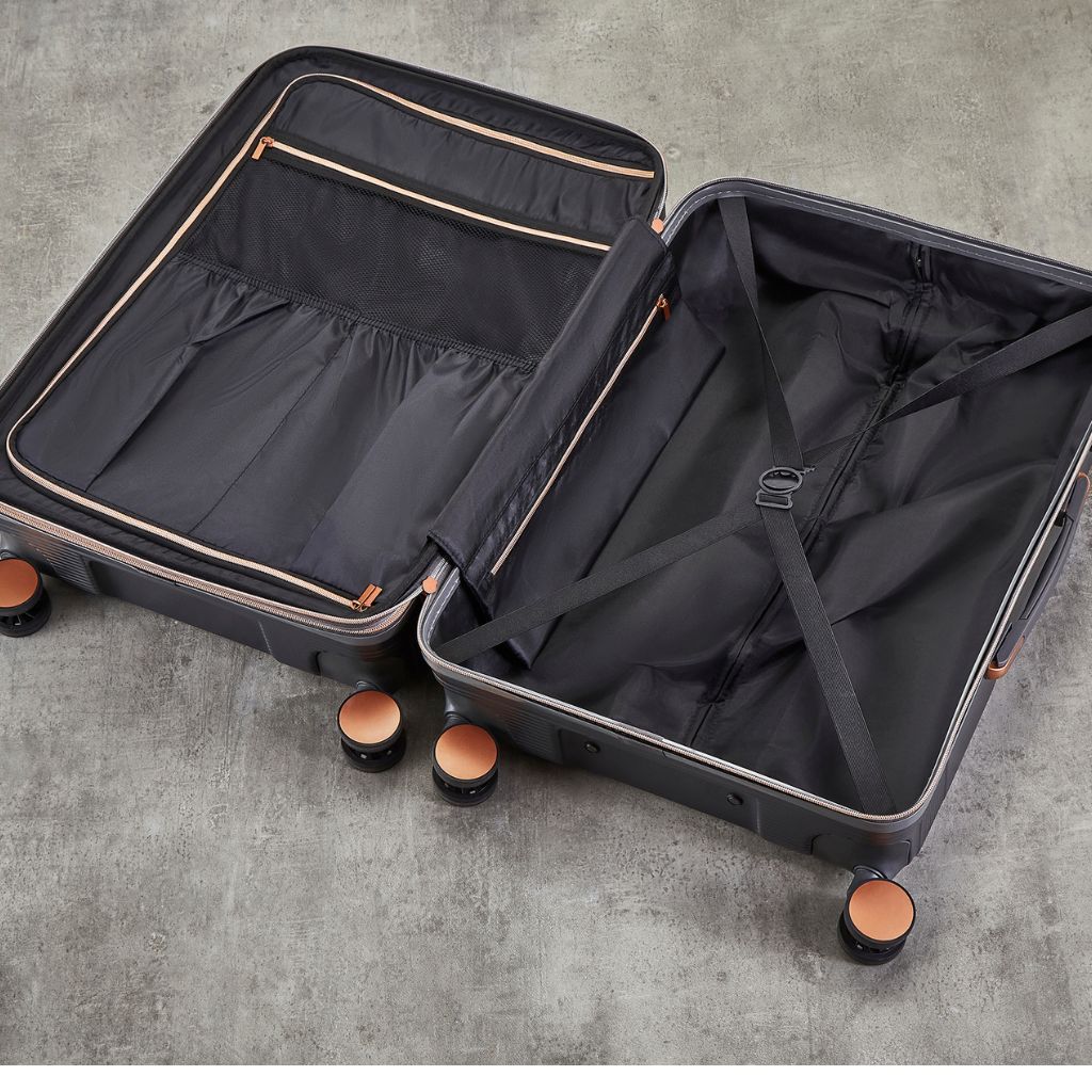 Rock Mayfair 64cm Medium Hardsided Luggage - Charcoal