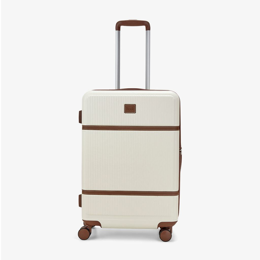 Rock Chelsea 63cm Medium Hardsided Luggage - Cream