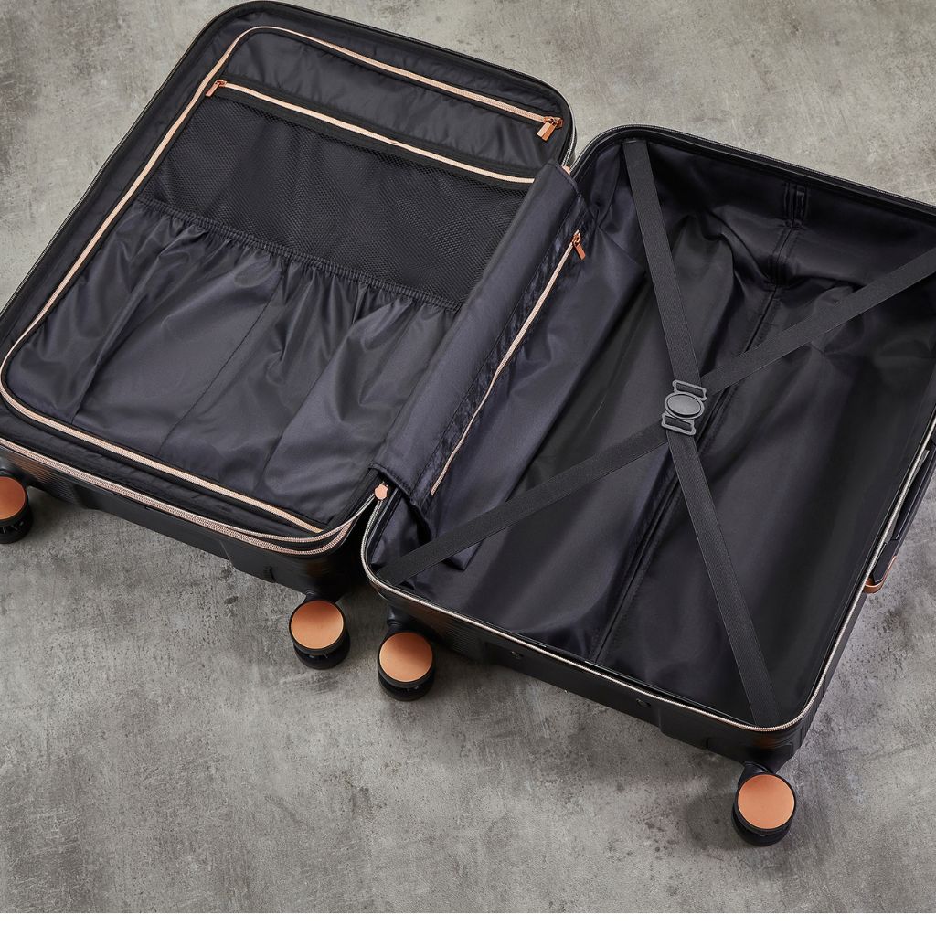 Rock Mayfair 64cm Medium Hardsided Luggage - Black