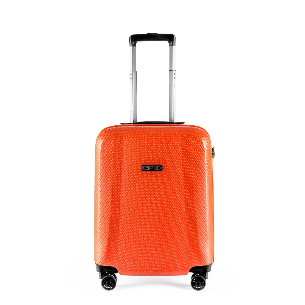 Epic GTO 5.0 55cm Carry On Expander Suitcase - Neon Orange