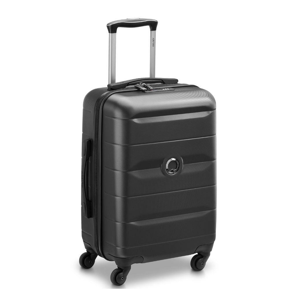 Delsey Comete 55cm Carry On Luggage - Black