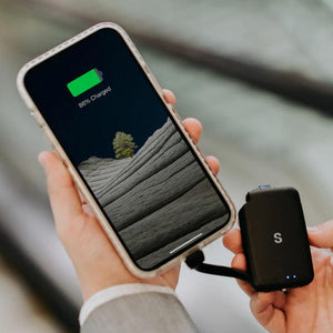 SnapWireless PowerPack Nano Portable Keyring Charger - Black