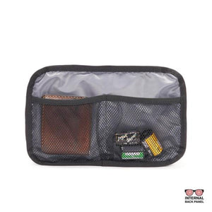 Chrome Ziptop Waistpack/Shoulder Bag Black