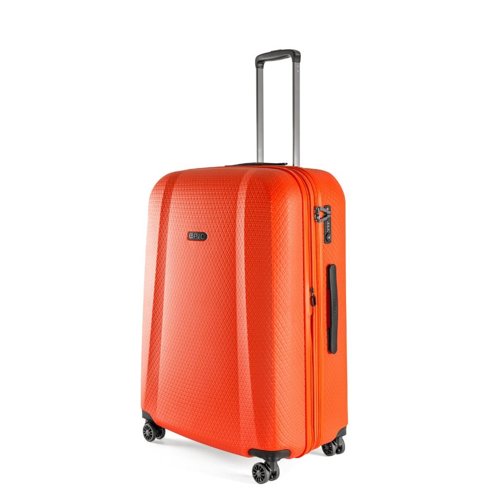 Epic GTO 5.0 73cm Large Expander Suitcase - Neon Orange - Love Luggage