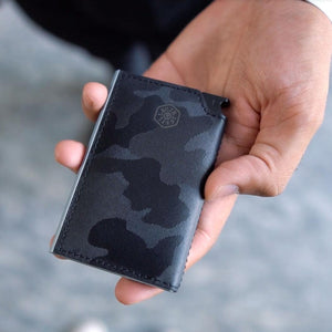 Jekyll & Hide Havana Aluminium Card Slide Wallet, Camo - Love Luggage