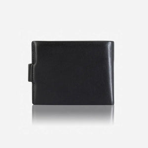 Jekyll & Hide Monaco Billfold Wallet With Coin And ID Window, Black - Love Luggage