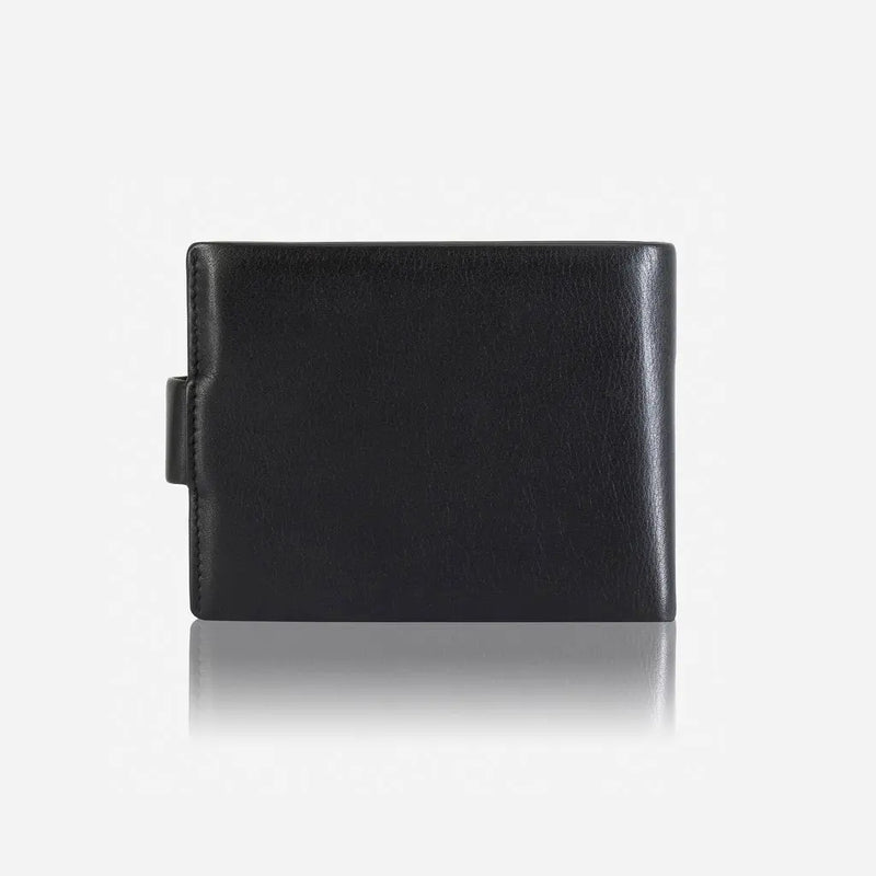 Jekyll & Hide Monaco Billfold Wallet With Coin And ID Window, Black - Love Luggage