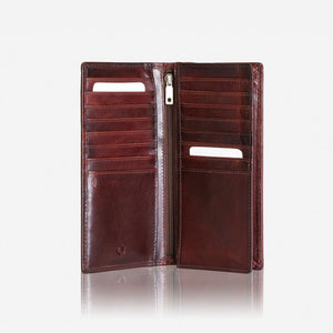 Jekyll & Hide Oxford Large Travel And Mobile Wallet, Coffee - Love Luggage