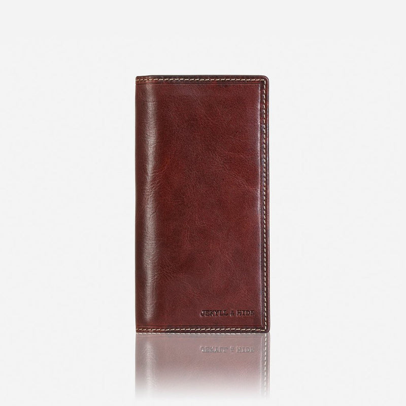 Jekyll & Hide Oxford Large Travel And Mobile Wallet, Coffee - Love Luggage