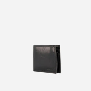 Jekyll & Hide Oxford Medium Billfold Wallet With Coin, Black - Love Luggage