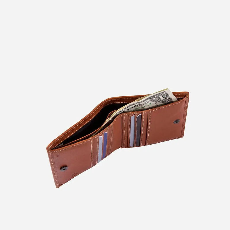 Jekyll & Hide Roma Slim Bifold Wallet Leather, Tan - Love Luggage