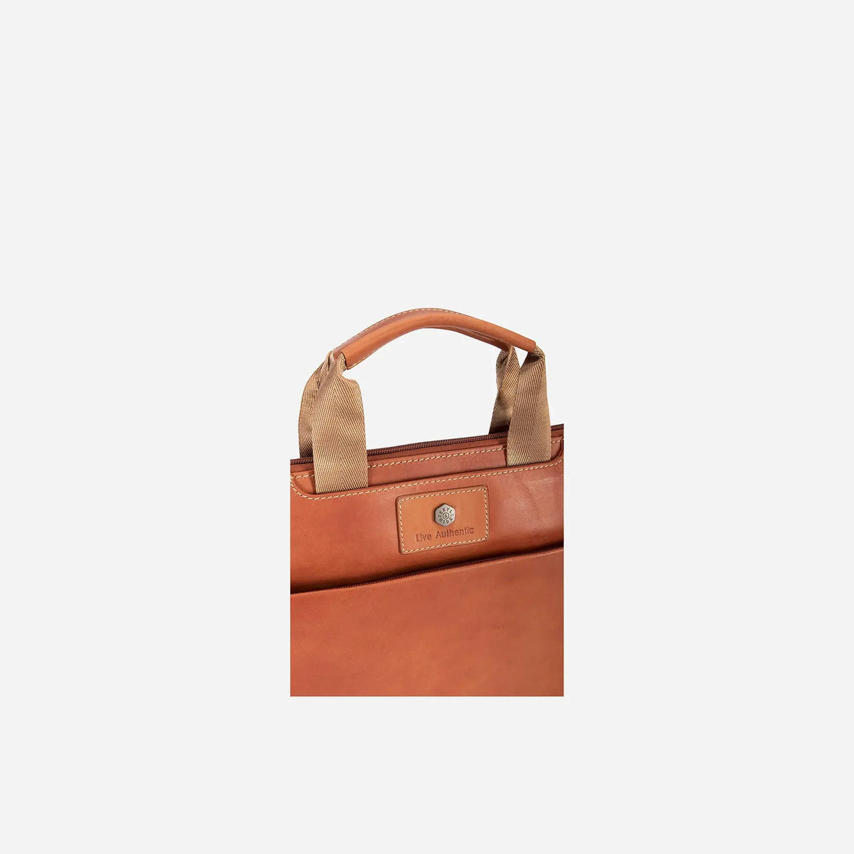 Jekyll & Hide Texas Extra Slim Business Briefcase, Clay - Love Luggage