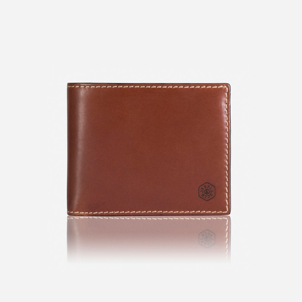 Jekyll & Hide Texas Large Billfold Wallet With Coin, Clay - Love Luggage