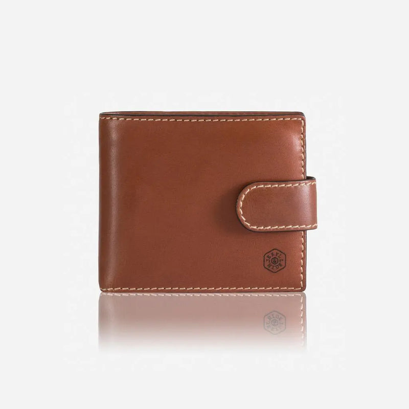 Jekyll & Hide Texas Large Billfold Wallet With Coin Pouch, Clay - Love Luggage