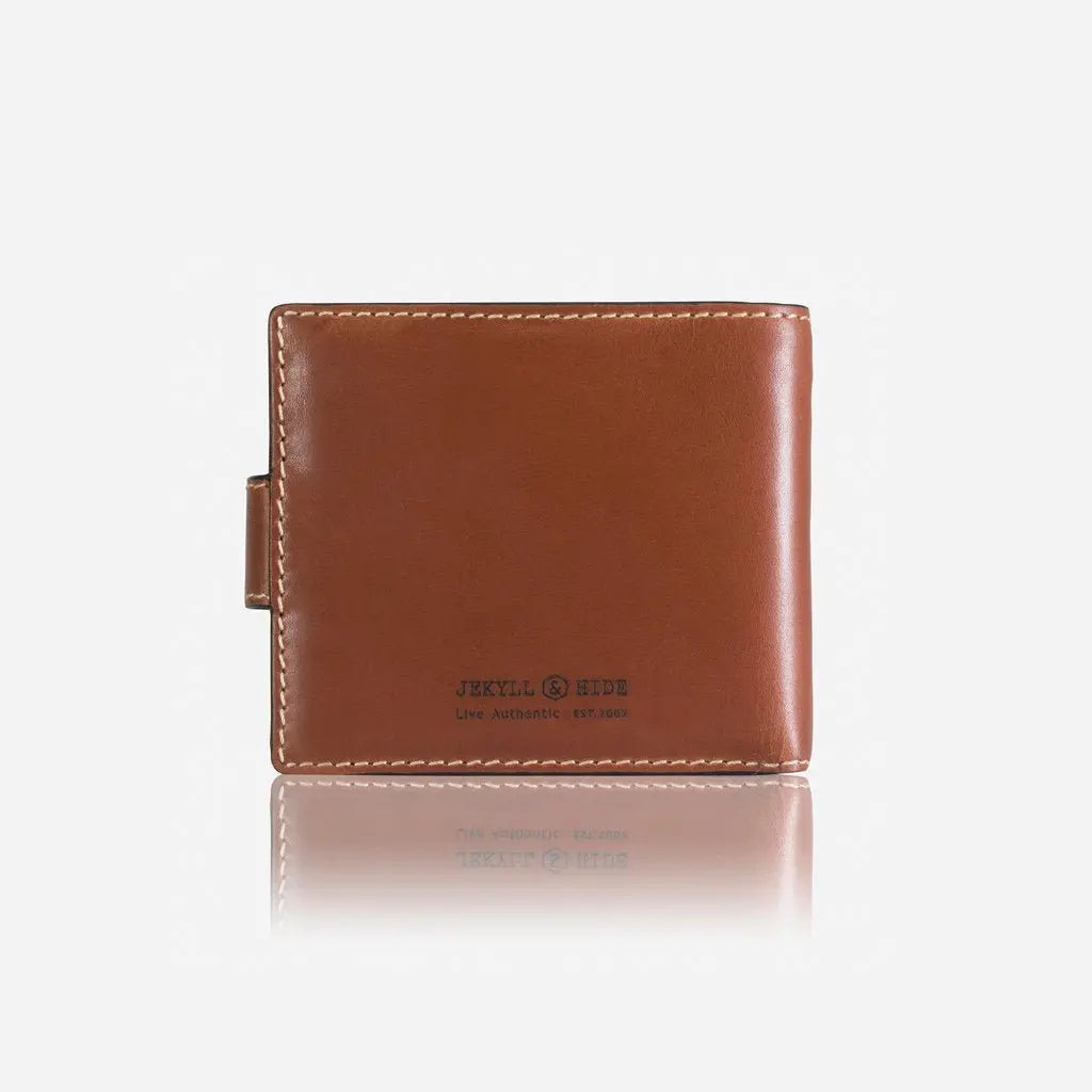 Jekyll & Hide Texas Large Billfold Wallet With Coin Pouch, Clay - Love Luggage
