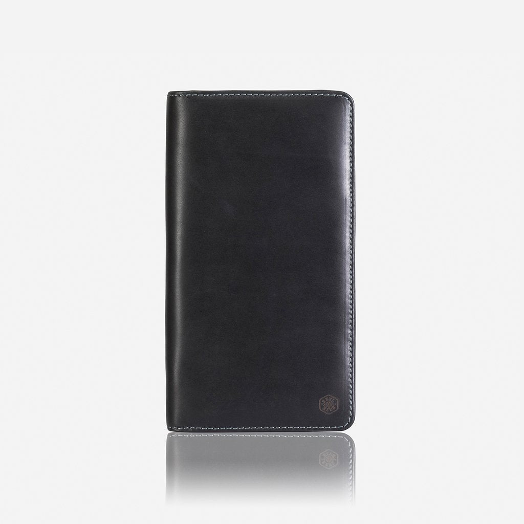Jekyll & Hide Texas Large Zip - Around Travel And Passport Organiser, Black - Love Luggage