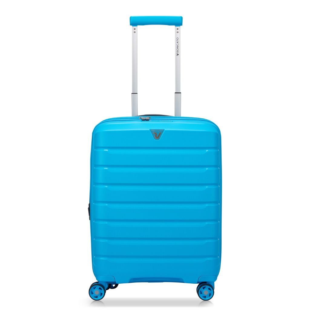Roncato B Flying DLX Carry On Exp Luggage - Sky Blue - Love Luggage
