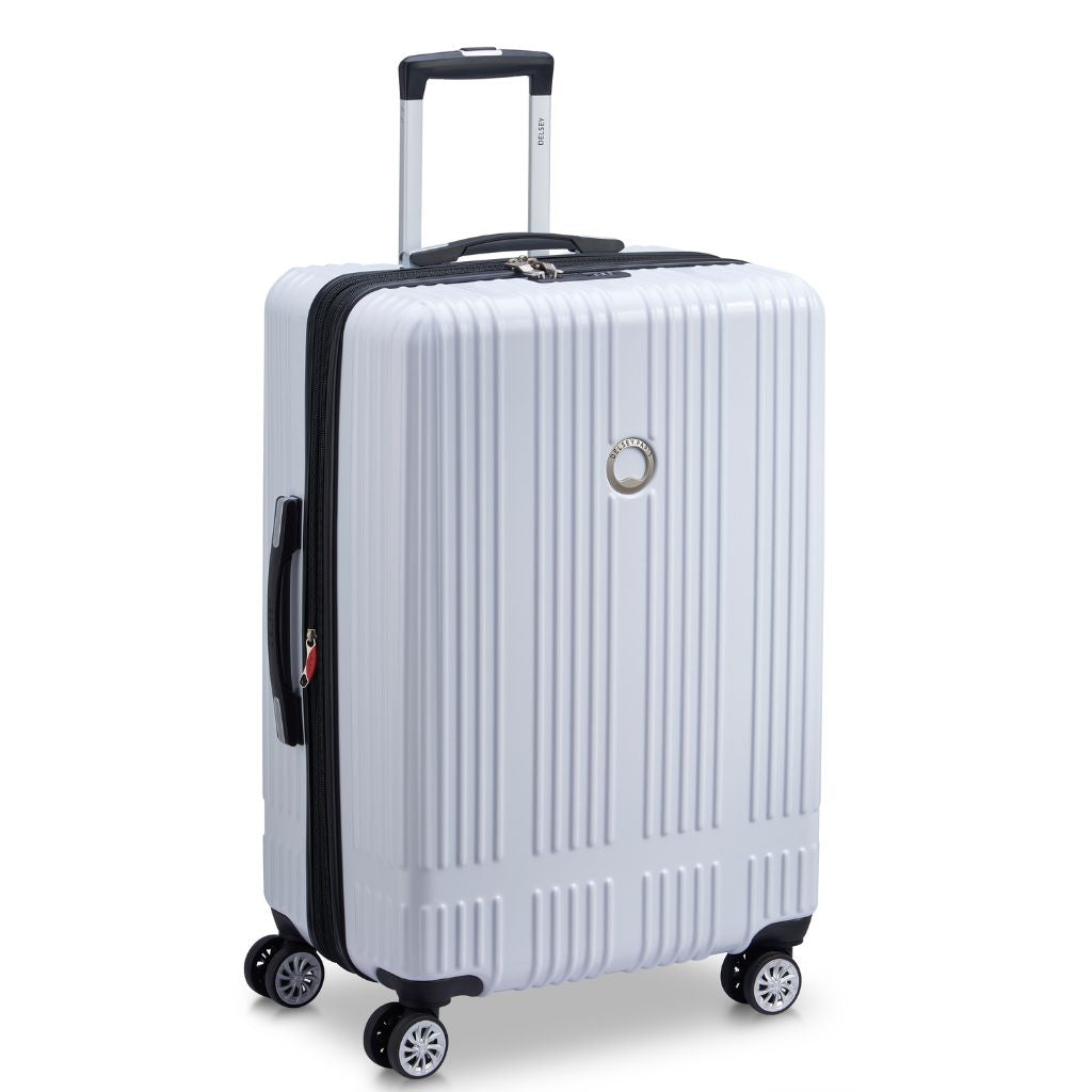 Delsey Irene 68cm Expandable Medium Luggage - White