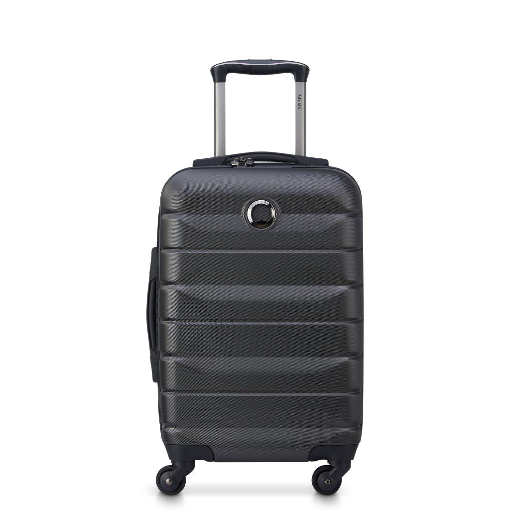 Delsey Air Armour 55cm Carry On Luggage - Black