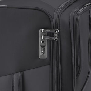Delsey MARINGA 55cm Carry On Exp Softsided Luggage - Black
