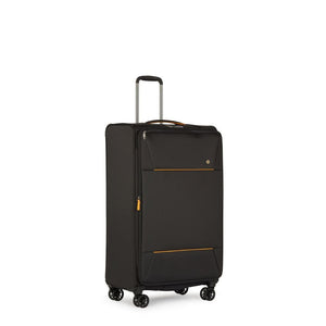 Antler Brixham 83cm Large Softsided Luggage - Black - Love Luggage