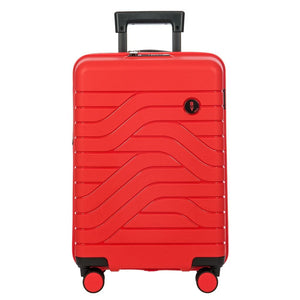 Bric's B|Y Ulisse Carry On 55cm Hardsided Spinner Suitcase Red - Love Luggage