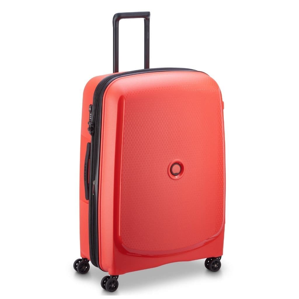 Delsey Belmont Plus 76cm Large Luggage Faded Red - Love Luggage