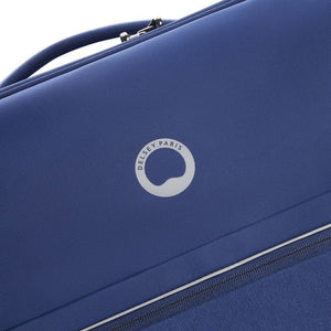 Delsey BROCHANT 2.0 78cm Large Softsided Luggage - Blue - Love Luggage