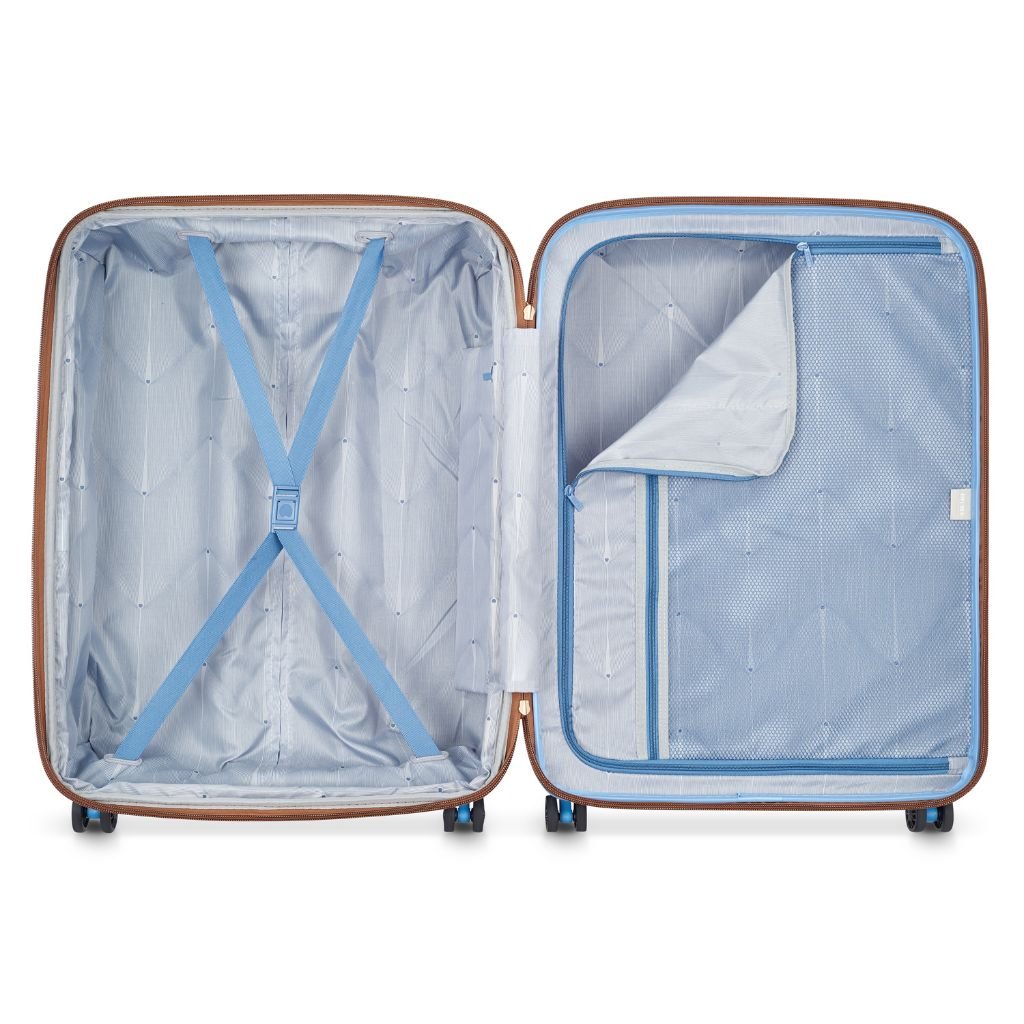 Delsey Freestyle 70cm Medium Luggage - Sky Blue - Love Luggage