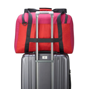 Delsey Nomade 65cm Foldable Duffle Bag Red/Pink - Love Luggage