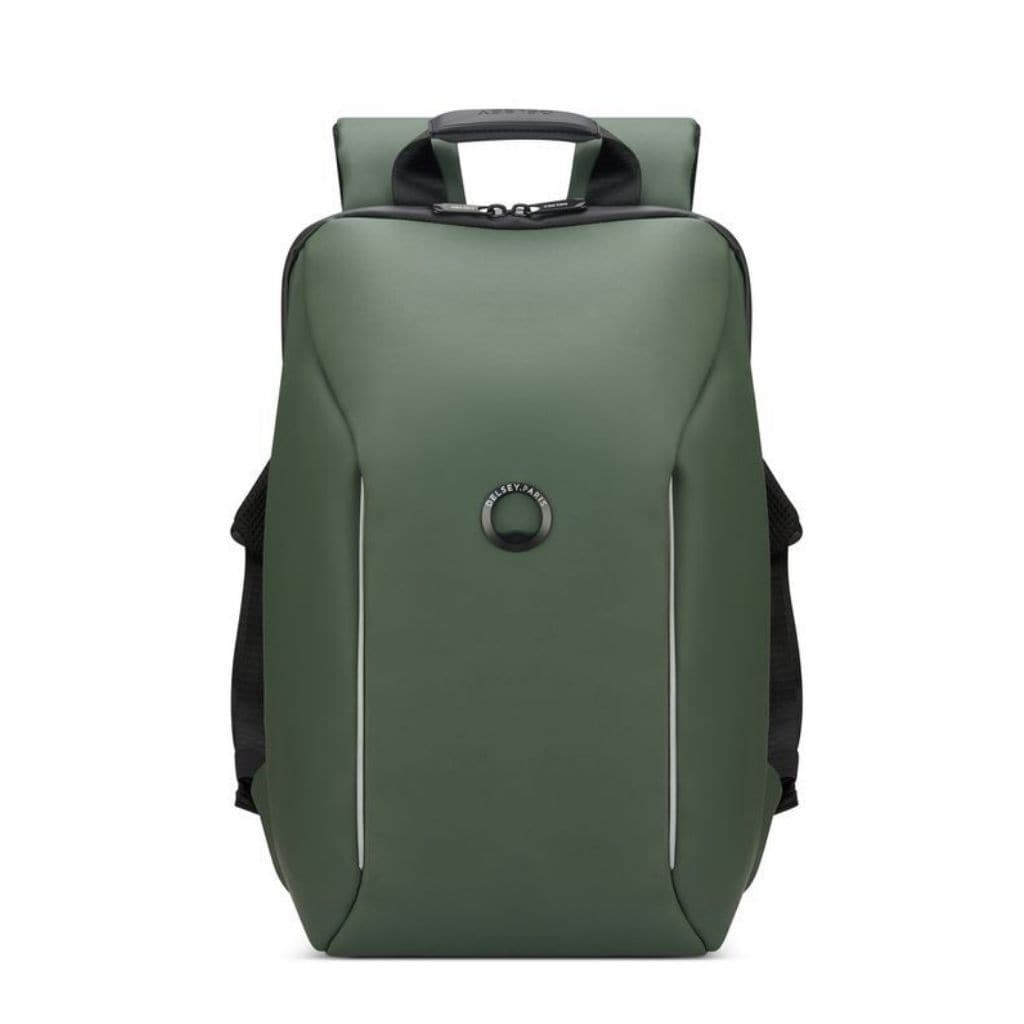 Delsey Securain 14” Laptop Backpack - Army - Love Luggage