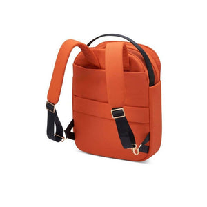 Delsey Securstyle 13.3” Laptop Backpack - Orange - Love Luggage