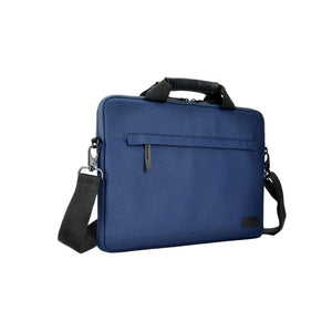 Evol 14.1″ Slim Laptop Brief - Recycled Material - Navy - Love Luggage