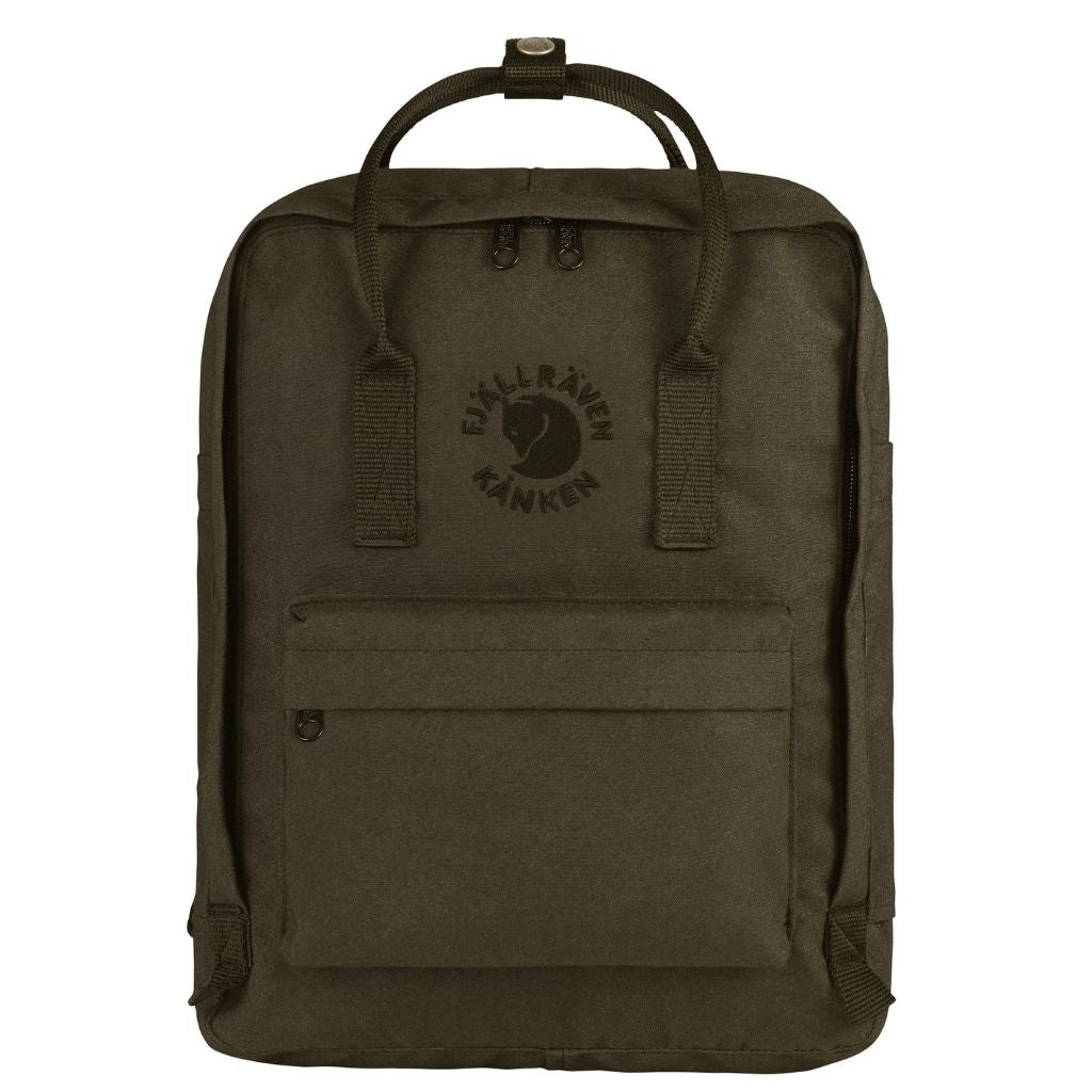 Fjallraven RE-KÅNKEN Backpack Dark Olive - Love Luggage