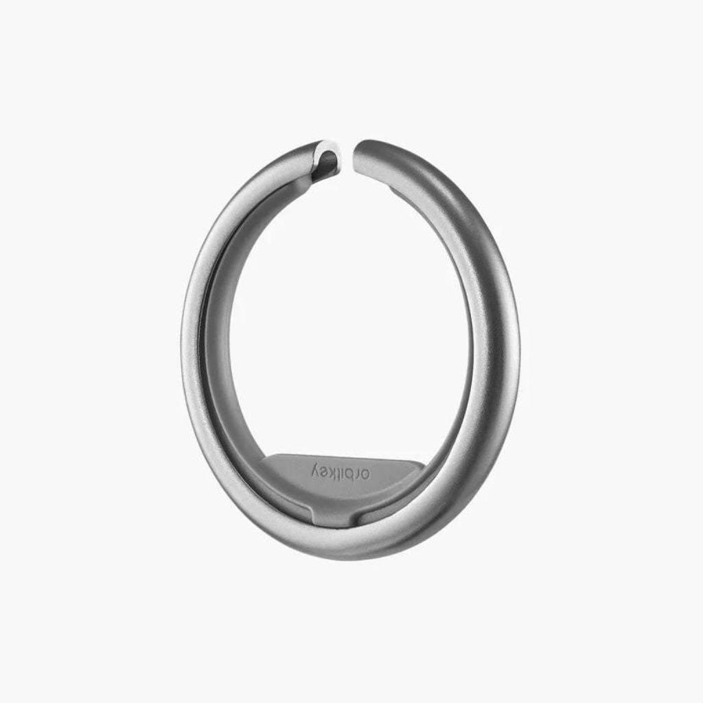 Orbitkey Ring - Holds upto 10 Keys - Charcoal - Love Luggage