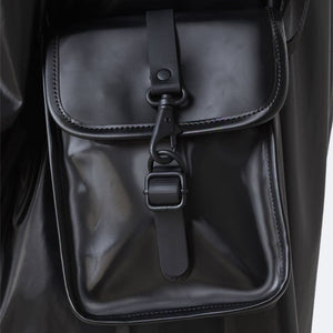 Rains Flight Bag - Shiny Black - Love Luggage