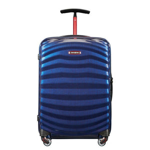 Samsonite Lite-Shock Sport Cabin 55cm Suitcase - Nautical Blue/Red - Love Luggage