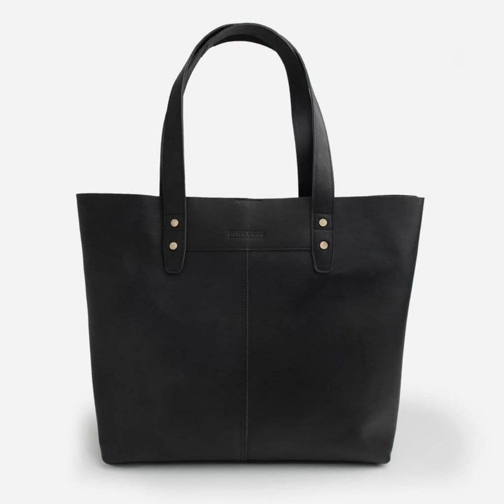 Stitch & Hide Emma Tote Bag Black - Love Luggage