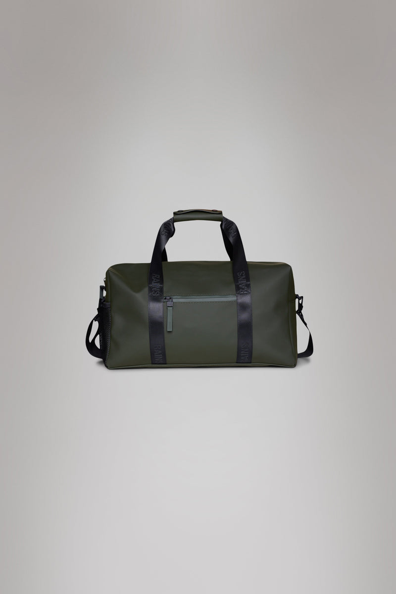 RAINS Trail Gym Bag Green 26L H25 x D22 x W48.50 cm Weekender