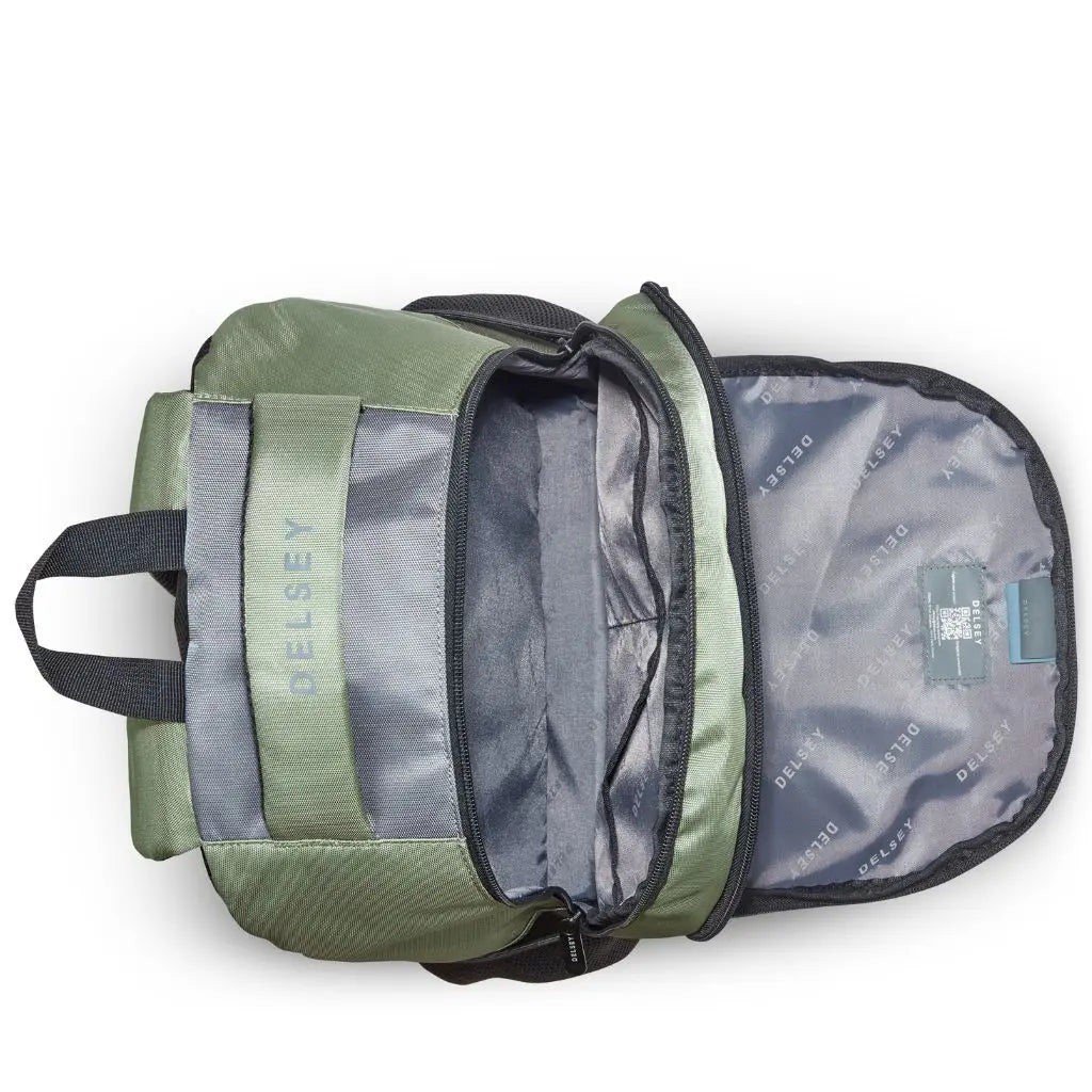 Delsey George 15.6" Laptop Backpack Green Delsey Luggage