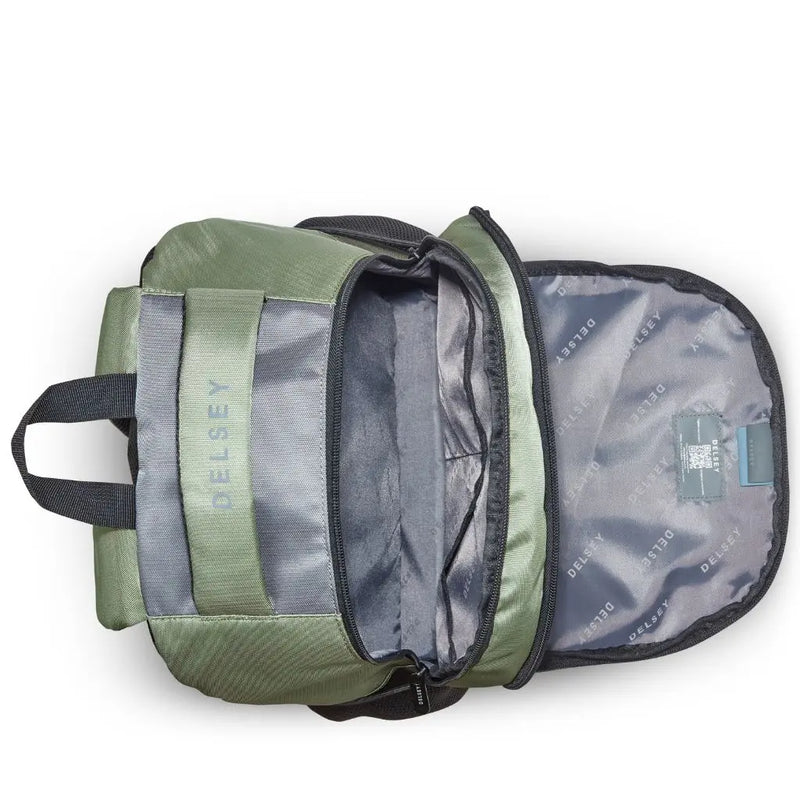 Delsey George 15.6" Laptop Backpack Green Delsey Luggage