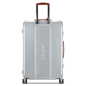 Delsey Alu’r - Aluminum Zipperless Premium Large Luggage - Silver Delsey Luggage
