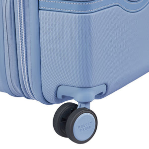 Delsey Chatelet Air Limited Edition 55cm Large Expander Luggage - Light Blue Delsey Luggage