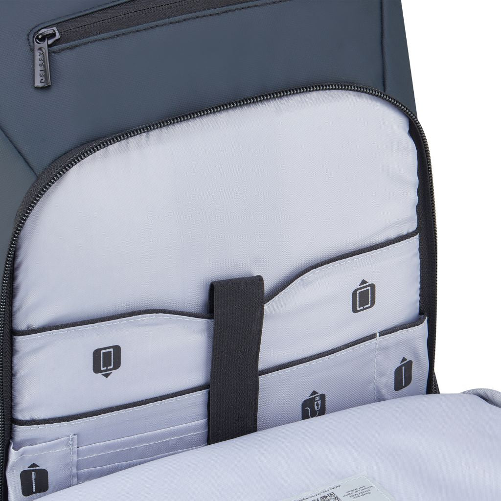Delsey Parvis Plus 15.6" Laptop Backpack WP Grey Delsey Luggage