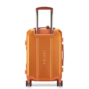 Delsey Alu’r - Aluminum Zipperless Premium Carry On - Orange Delsey Luggage