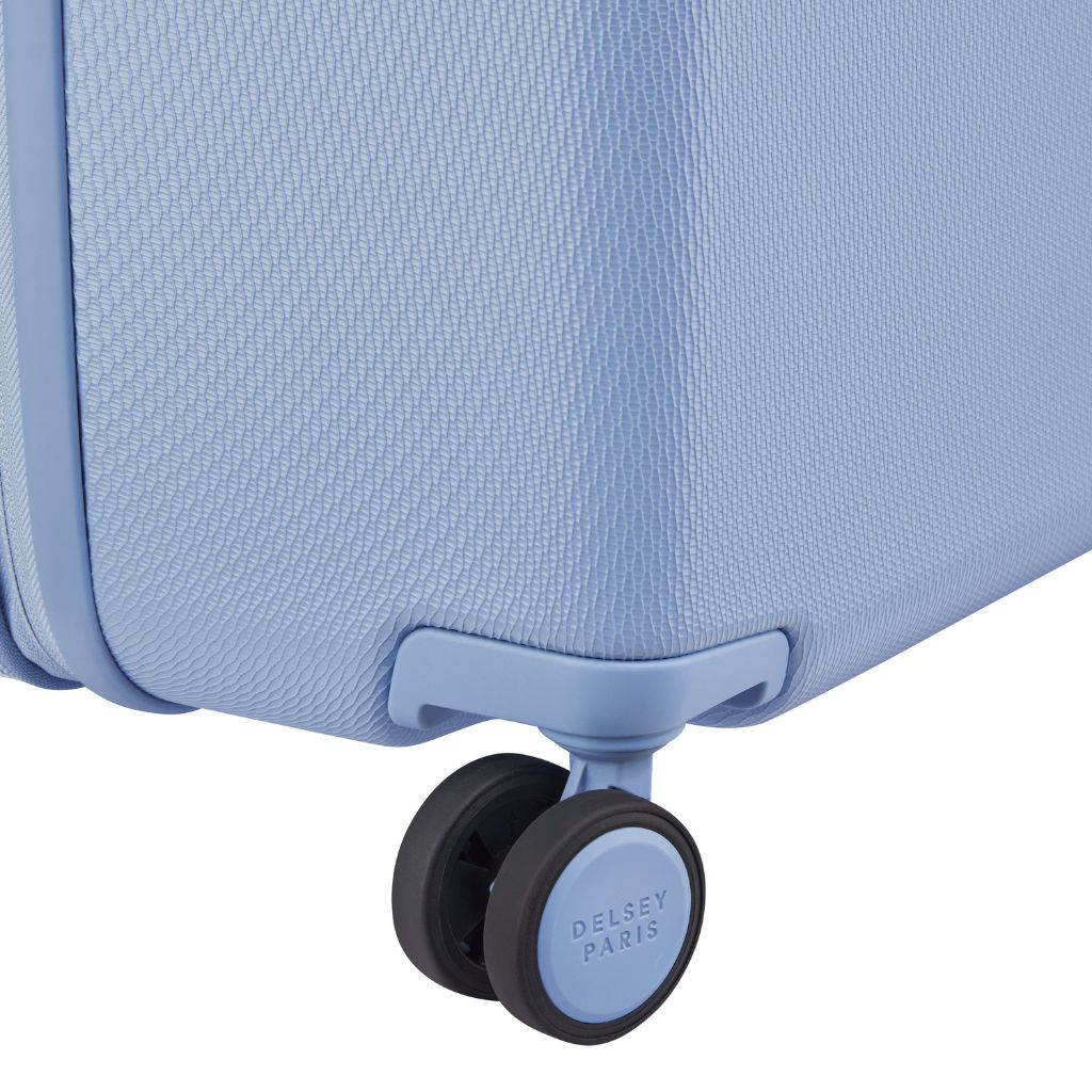 Delsey Chatelet Air Limited Edition 76cm Large Expander Luggage - Light Blue Delsey Luggage