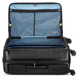 Delsey Freestyle Front Opening 76cm Large Luggage - Black Delsey Luggage